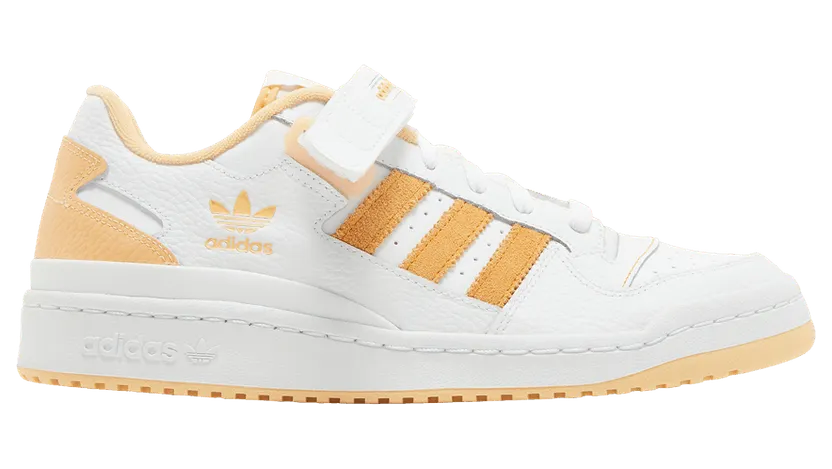 adidas Forum Low Schuh Cloud White / Pulse Amber / Orange Rush (GY5833)