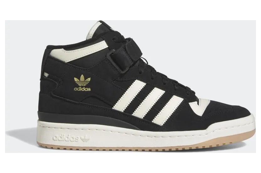 adidas Forum Mid Schuh Core Black / Cream White / Gum (FZ6252)