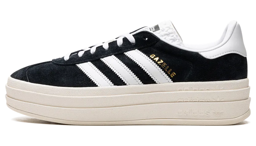 adidas Gazelle Bold Schuh Core Black / Cloud White / Core White (HQ6912)