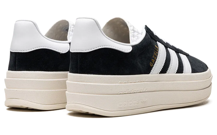 adidas Gazelle Bold “Core Black”: vertrautes Schwarz-Weiß, extra Höhe (2)