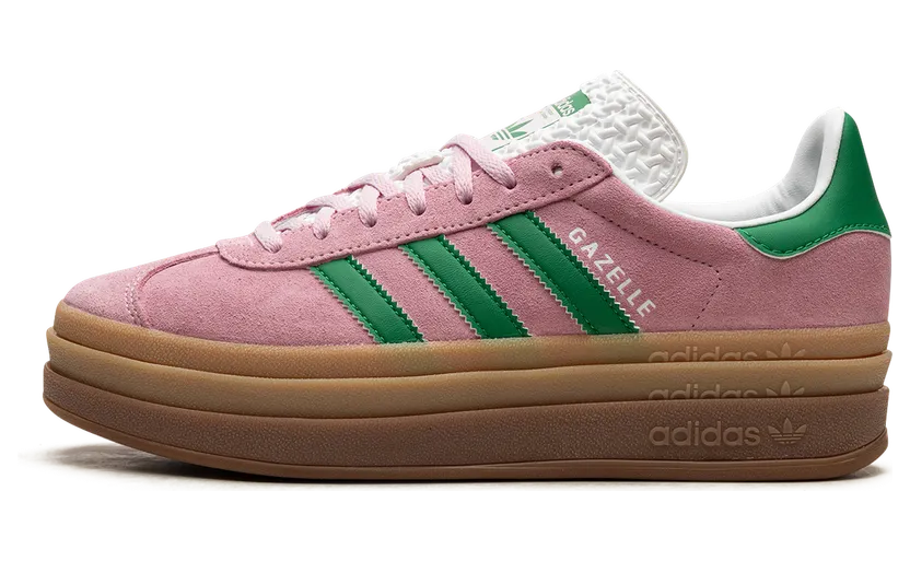 adidas Gazelle Bold Schuh True Pink / Green / Cloud White (IE0420)