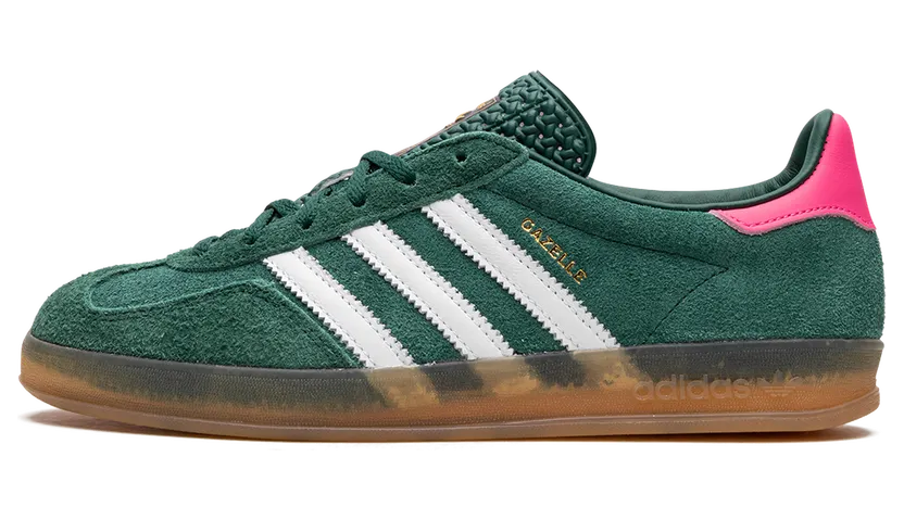 Adidas GAZELLE INDOOR “Collegiate Green / Lucid Pink” (IG5929)