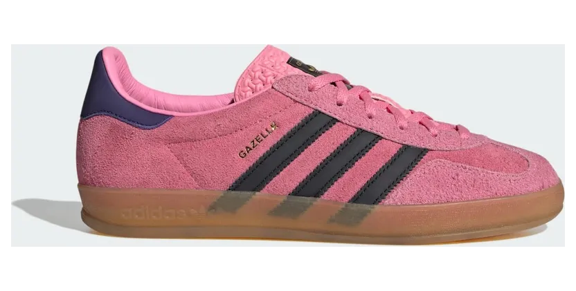 adidas Gazelle Indoor Schuh Bliss Pink F22 / Core Black / Collegiate Purple (IE7002)
