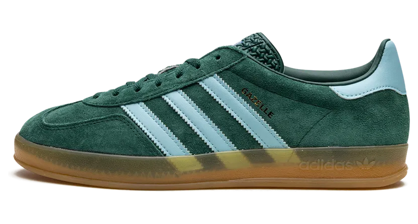 adidas Gazelle Indoor Schuh Collegiate Green / Hazy Sky / Victory Gold (IG9979)