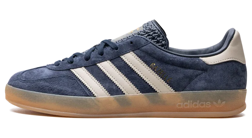 adidas Gazelle Indoor Schuh Legend Ink / Wonder Beige / Gum (IH7501)