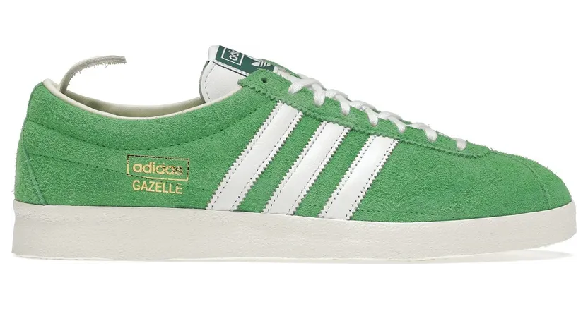 adidas Gazelle Vintage Semi Flash Lime / Footwear White / Off White (EF5577)