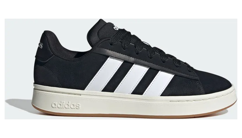 Adidas Grand Court Alpha 00s “Core Black Cloud White Gum” (JR0543)