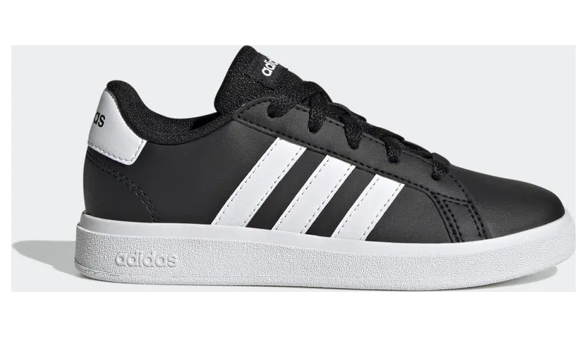 adidas Grand Court Lifestyle Tennis Lace-Up Schuh Core Black / Cloud White / Core Black (GW6503)
