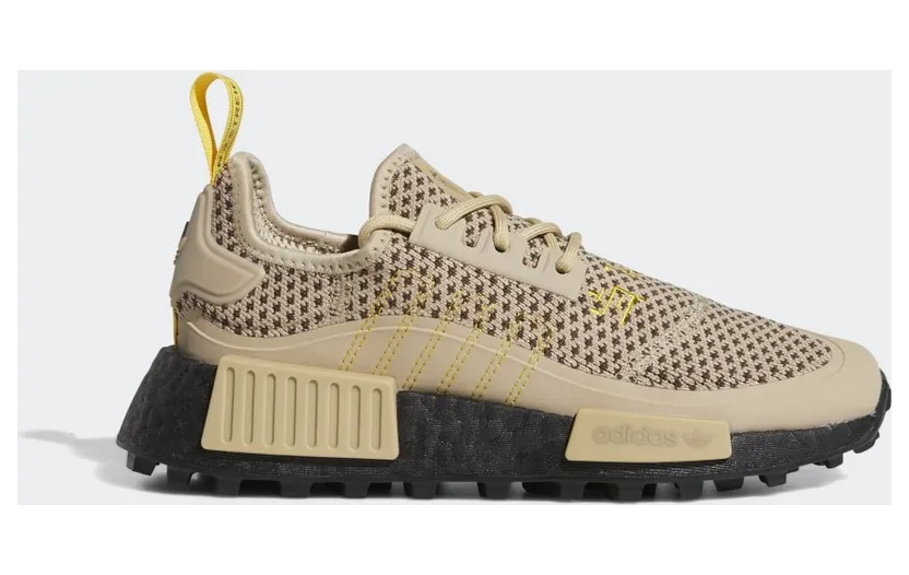adidas Groot NMD_R1 Trail Junior Schuh Trace Khaki / Hazy Yellow / Core Black (GX1209)