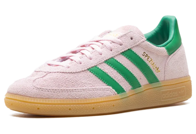 adidas Handball Spezial “Clear Pink”: Zartrosa mit Grün und Gold (3)