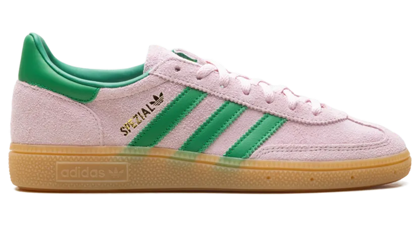 adidas Handball Spezial “Clear Pink”: Zartrosa mit Grün und Gold (4)