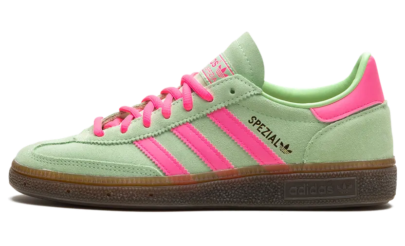 adidas Handball Spezial Schuh Semi Green Spark / Lucid Pink / Gum (IH7498)