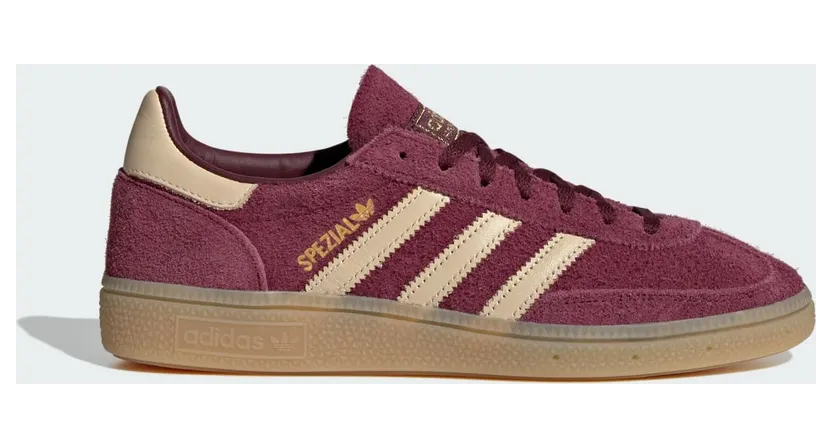Adidas HANDBALL SPEZIAL Schuhe Maroon / Warm Vanilla / Gold Metallic (KK0929)