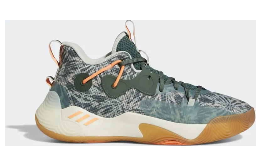 adidas Harden Stepback 3 Basketballschuh Green Oxide / Beam Orange / Off White (GZ7240)