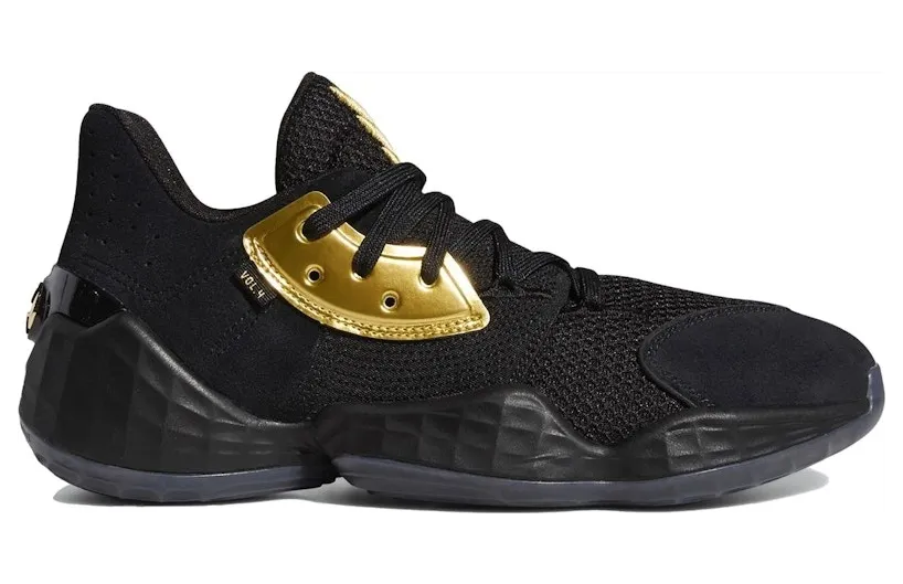 adidas Harden Vol. 4 Core Black Gold Metallic (EF8648)