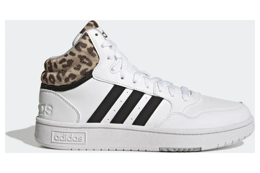 adidas Hoops 3.0 Lifestyle Basketball Mid Classic Schuh Cloud White / Core Black / Grey Two (GY4753)