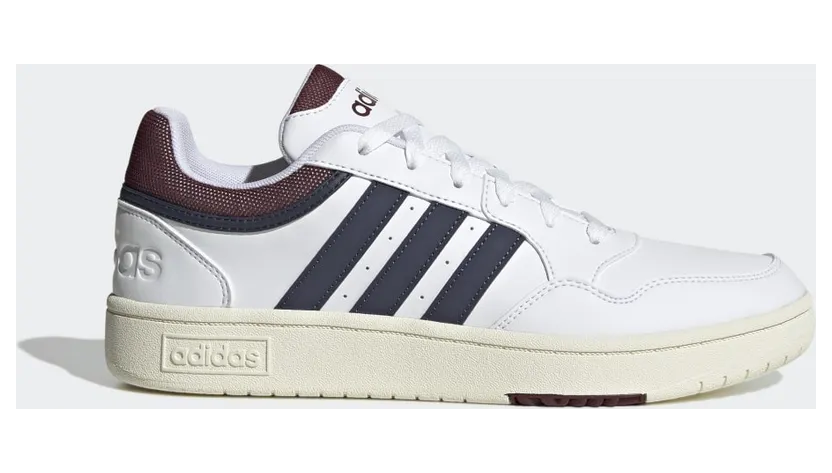 adidas Hoops 3.0 Low Classic Vintage Schuh Cloud White / Shadow Navy / Shadow Red (HP7944)