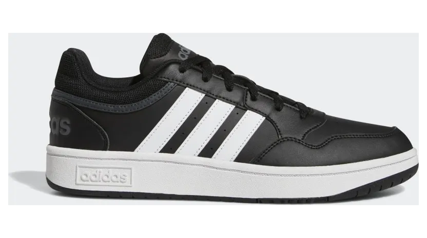 adidas Hoops 3.0 Low Classic Vintage Schuh Core Black / Cloud White / Grey Six (GY5432)