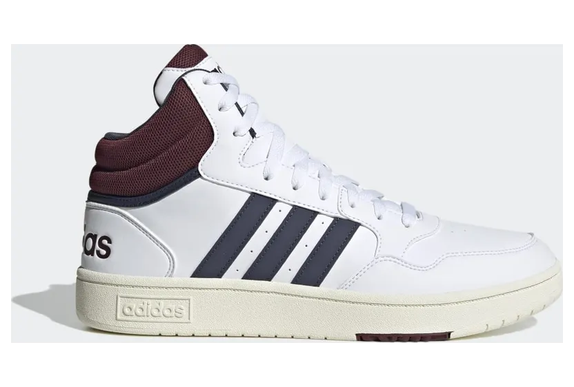 adidas Hoops 3.0 Mid Lifestyle Basketball Classic Vintage Schuh Cloud White / Shadow Navy / Shadow Red (HP7895)
