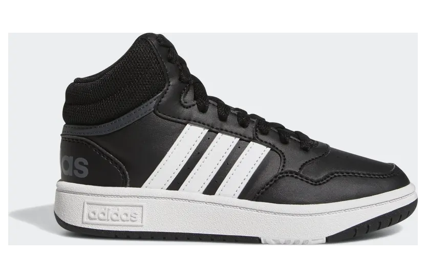 adidas Hoops Mid Schuh Core Black / Cloud White / Grey Six (GW0402)