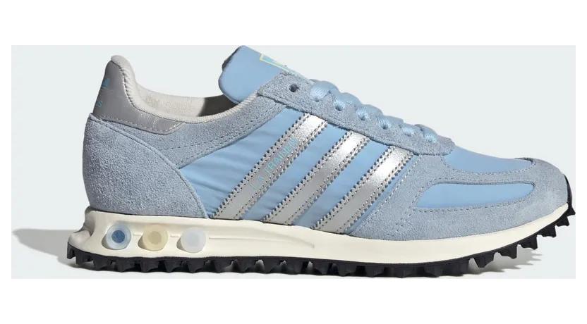 Adidas LA TRAINER OG Shoes Clear Sky / Silver Metallic / Cream White (KK4495)