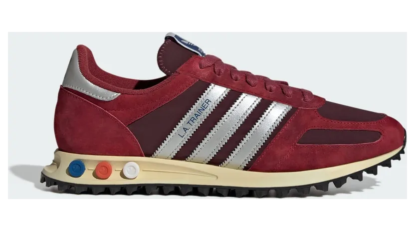 Adidas LA TRAINER OG Shoes Noble Maroon / Silver Metallic / Maroon (JQ5715)