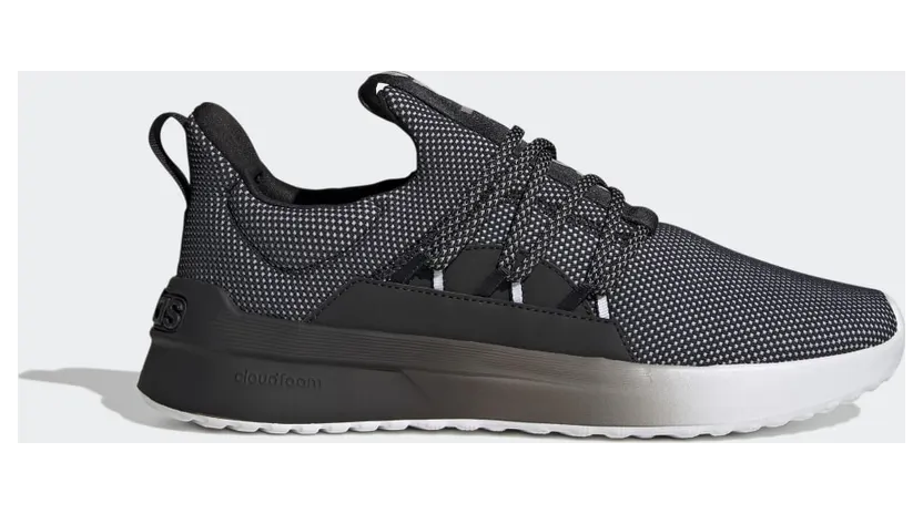 adidas Lite Racer Adapt 4.0 Cloudfoam Lifestyle Slip-On Shoes Cloud White / Core Black / Cloud White (GX4776)