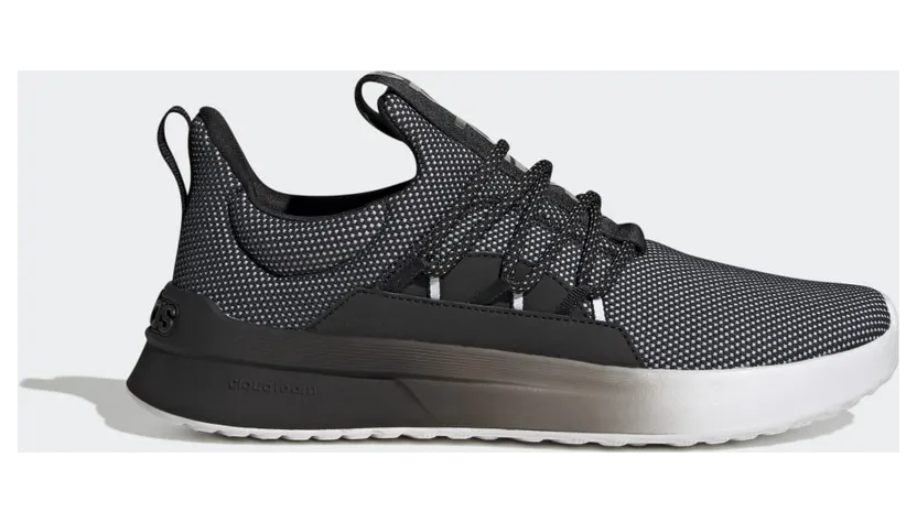 adidas Lite Racer Adapt 4 Cloudfoam Lifestyle Running Slip-On Shoes Cloud White / Core Black / Cloud White (HR1798)