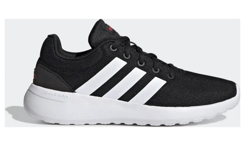 adidas Lite Racer CLN 2.0 Schuh Core Black / Cloud White / Scarlet (GZ7739)