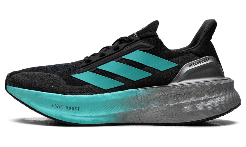 Adidas Mercedes – AMG Petronas Formula One Team Ultraboost 5X Sportschuhe Core Black / Semi Mint Rush / Iron Metallic (JR9385)