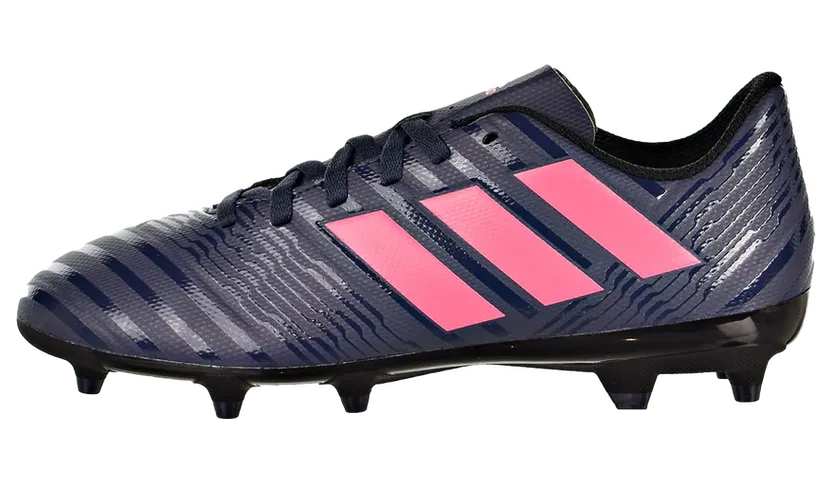 Adidas Nemeziz 17.4 Firm Ground Soccer Cleats “Trace Blue / Red Zest” (DB2246)