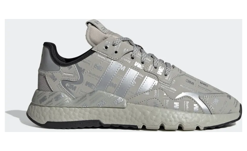 adidas Nite Jogger Schuh Metal Grey / Silver Metallic / Metal Grey (FV3622)