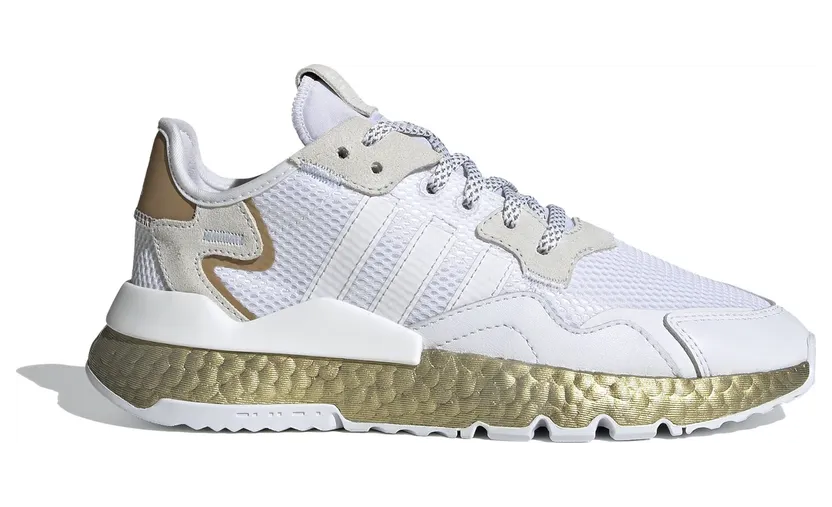 adidas Nite Jogger W Footwear White / Periwinkle / Gold Metallic (FV4138)