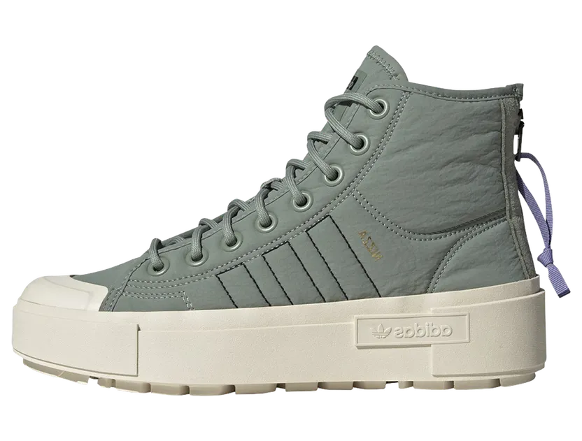adidas Nizza Bonega X Schuh Silver Green / Core Black / Light Purple (HQ6042)
