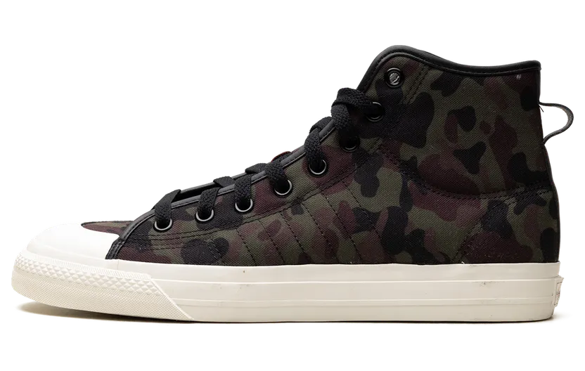 Adidas Nizza Hi RF “Olive Strata Camo” (HQ8536)