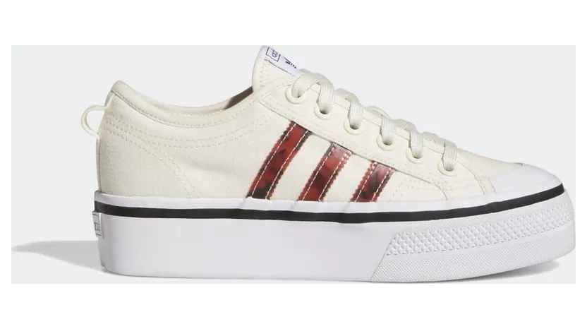 adidas Nizza Platform Schuh Chalk White / Core Black (GX6225)