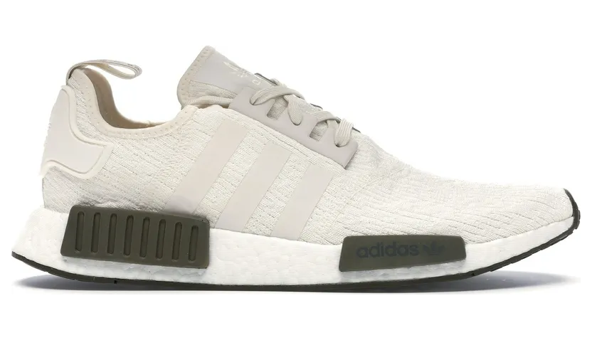 adidas NMD R1 Chalk White Trace Olive (CQ0758)
