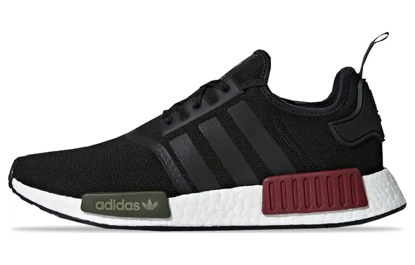 adidas NMD R1 Core Black Collegiate Burgundy (BB7791)