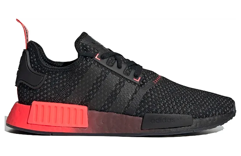 adidas NMD R1 Core Black Signal Pink (FV1738)