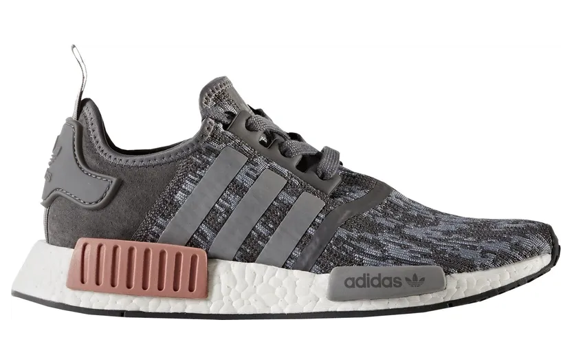 adidas NMD R1 Heather Grey Raw Pink (W)