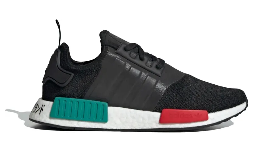 adidas NMD_R1 Schuh Core Black / Glory Green / Lush Red (EF4260)