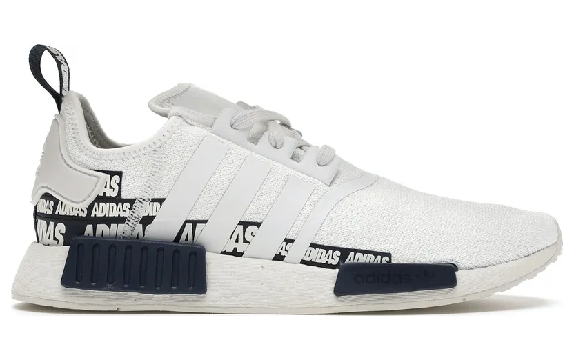 adidas NMD_R1 Schuh Crystal White / Crystal White / Collegiate Navy (FX6795)