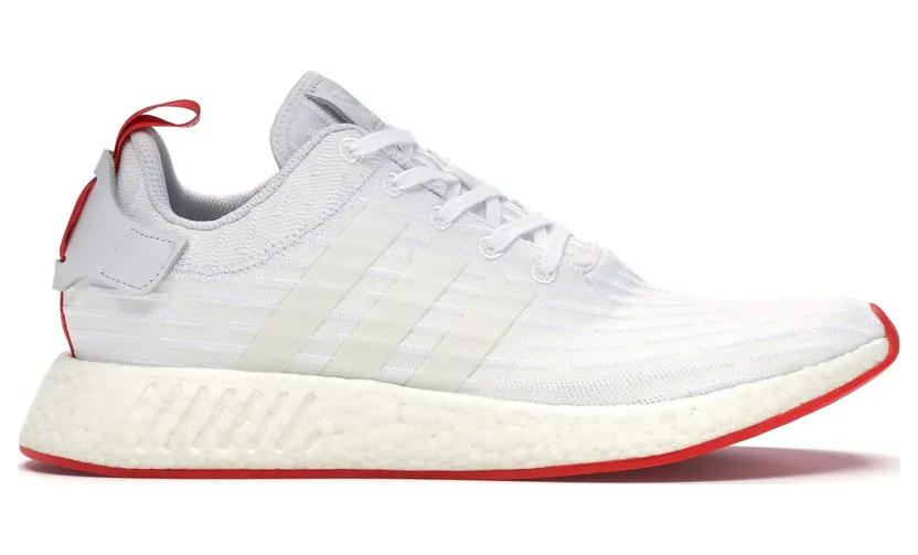 adidas NMD R2 White Core Red “Two Toned” (BA7253)