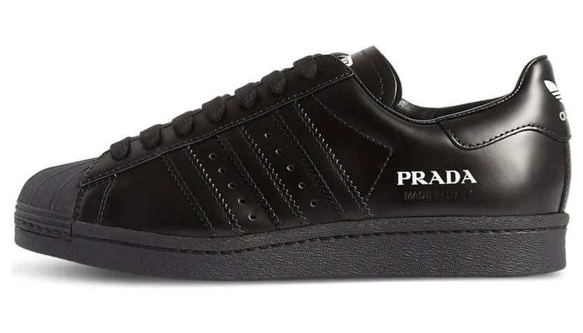 adidas Originals Black Prada Edition Superstar Sneakers (FW6679)