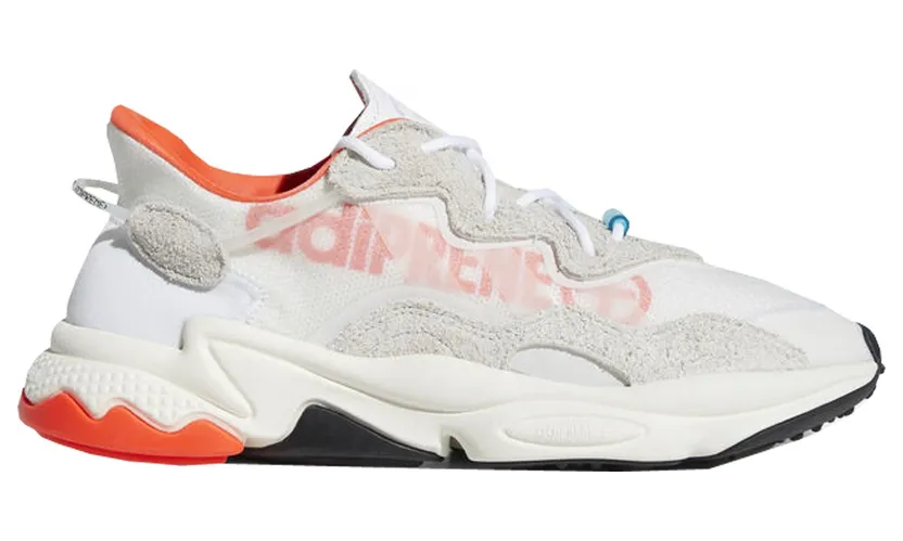 adidas Ozweego Big Logo White Solar Red (EH0252)
