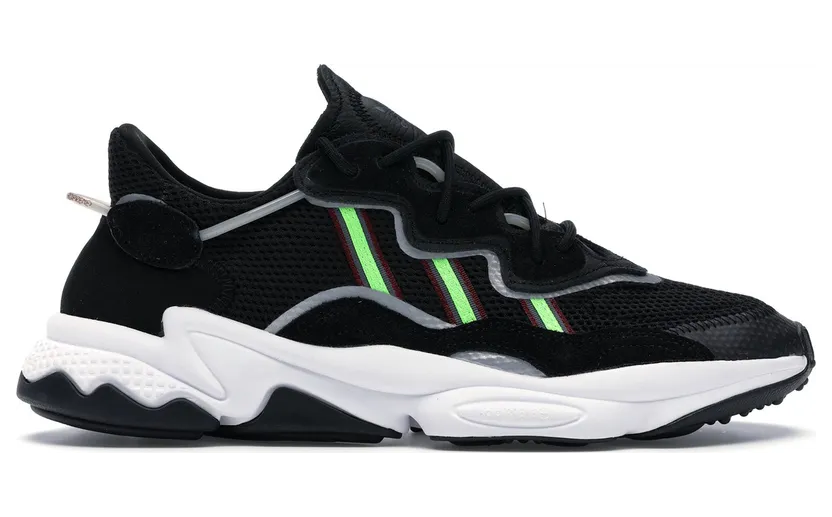 adidas Ozweego Core Black Solar Green (EE7002)