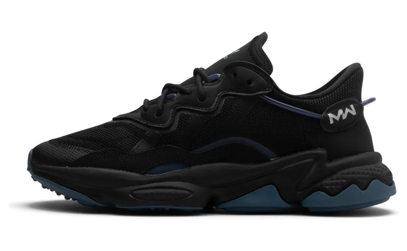 adidas OZWEEGO Pusha T and Call of Duty Schuh Core Black / Dark Slate / Blanch Blue (FW3028)