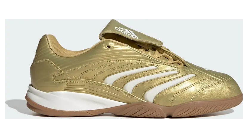 Adidas PREDATOR SALA Schuhe Gold Metallic / Core White / Gum (IH7019)