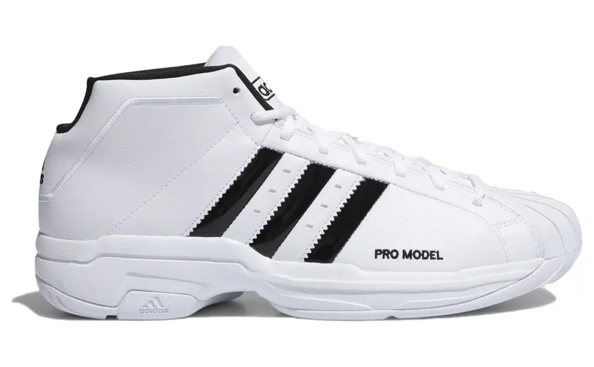 adidas Pro Model 2G Basketballschuh Cloud White / Core Black / Cloud White (FW4344)
