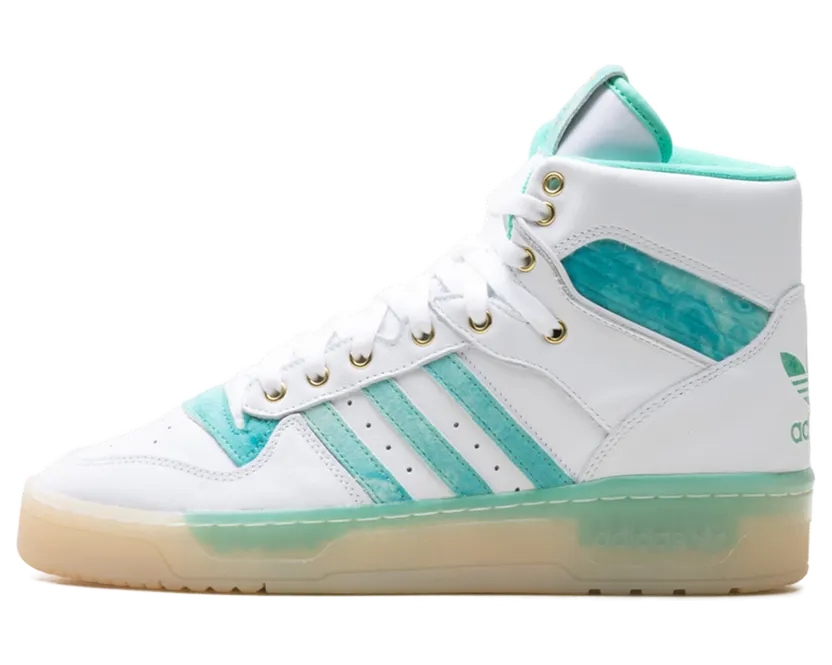 adidas RIVALRY Cloud White / Hi-Res Green / Gold Foil (FV4526)
